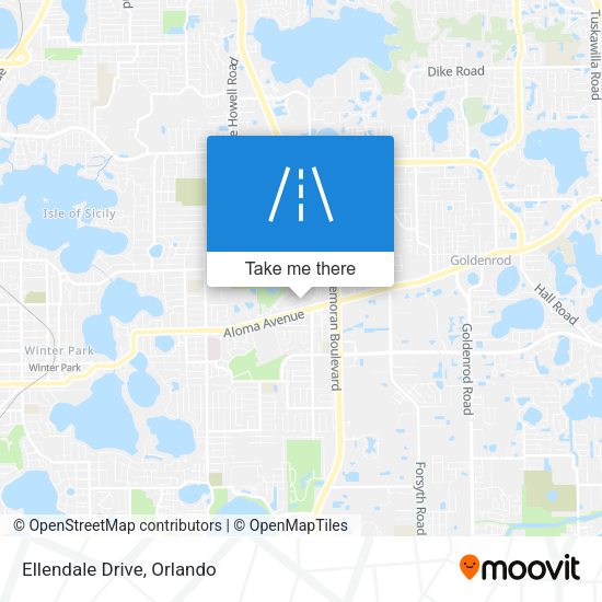 Mapa de Ellendale Drive