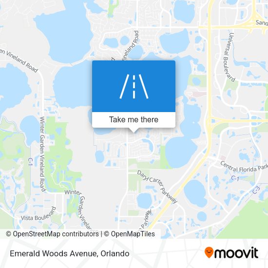 Mapa de Emerald Woods Avenue