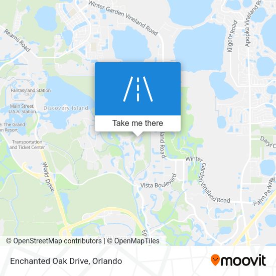 Enchanted Oak Drive map