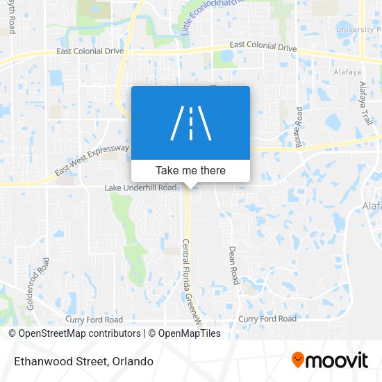 Mapa de Ethanwood Street