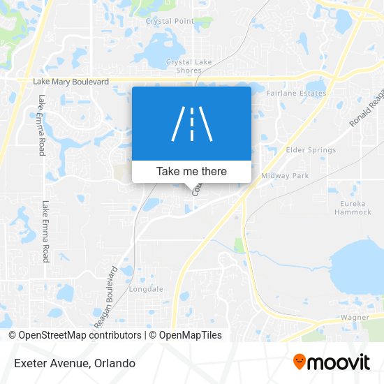Mapa de Exeter Avenue