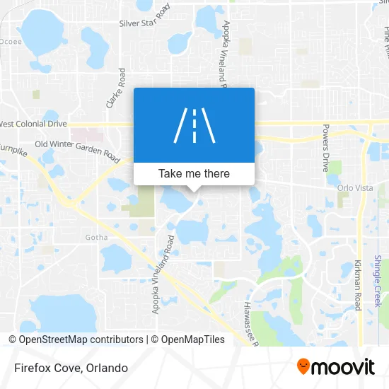 Firefox Cove map