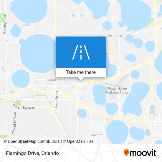 Mapa de Flamingo Drive
