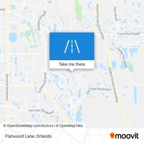 Flatwood Lane map