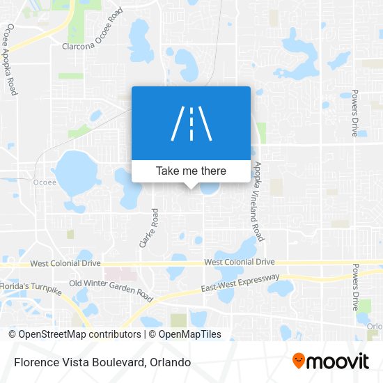 Florence Vista Boulevard map
