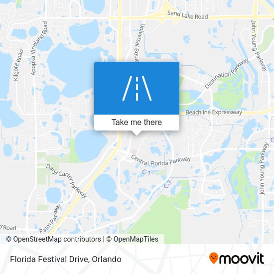 Florida Festival Drive map