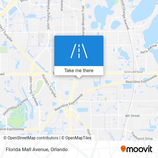 Florida Mall Avenue map