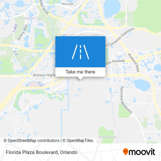 Florida Plaza Boulevard map