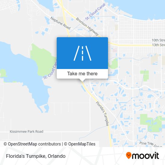 Mapa de Florida's Turnpike