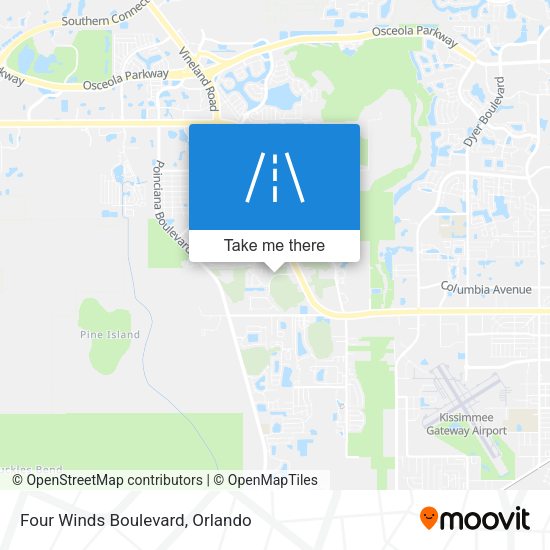 Mapa de Four Winds Boulevard