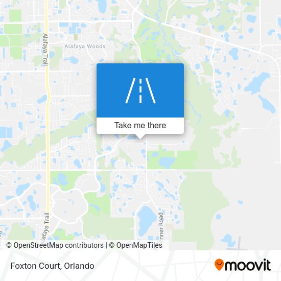 Mapa de Foxton Court