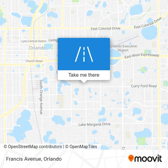 Francis Avenue map