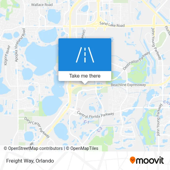 Freight Way map