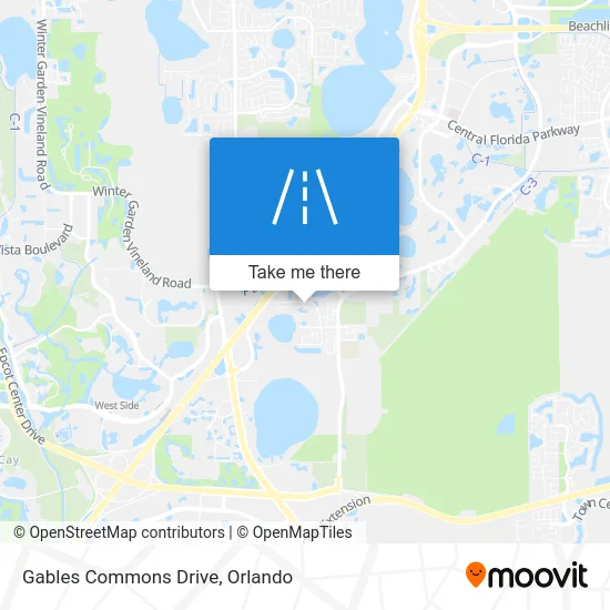 Gables Commons Drive map