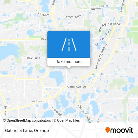 Gabriella Lane map