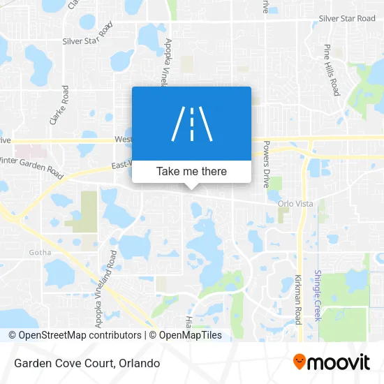 Garden Cove Court map