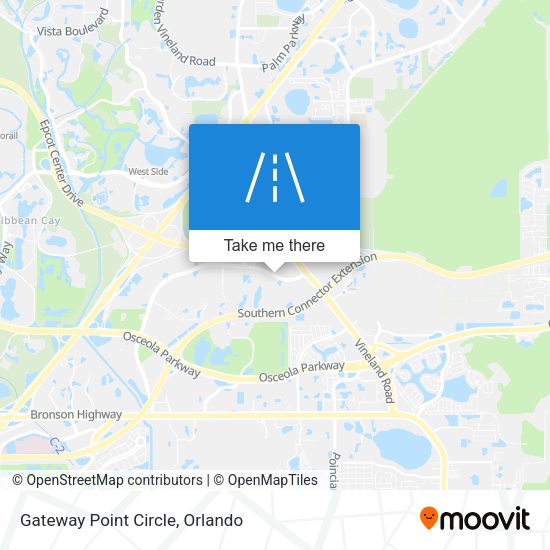 Gateway Point Circle map