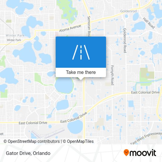 Gator Drive map