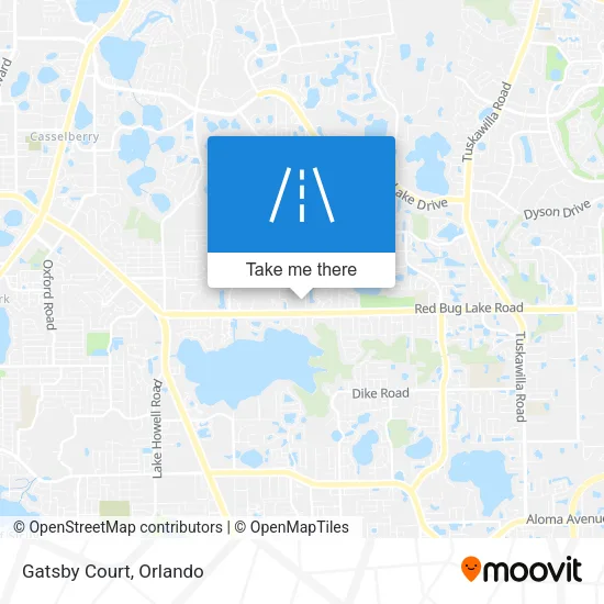 Gatsby Court map