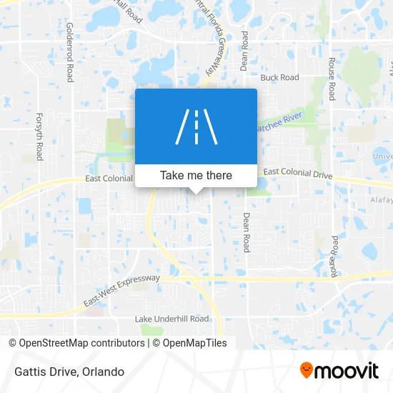 Gattis Drive map