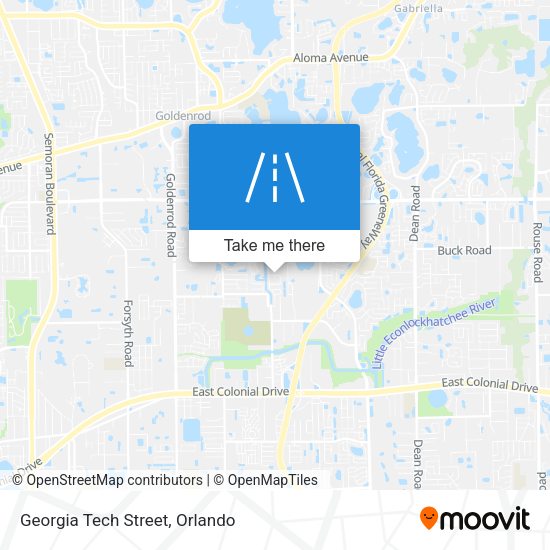 Georgia Tech Street map