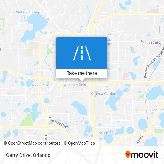 Gerry Drive map