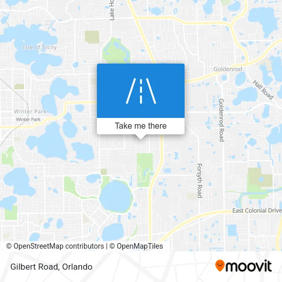 Gilbert Road map