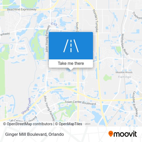Mapa de Ginger Mill Boulevard