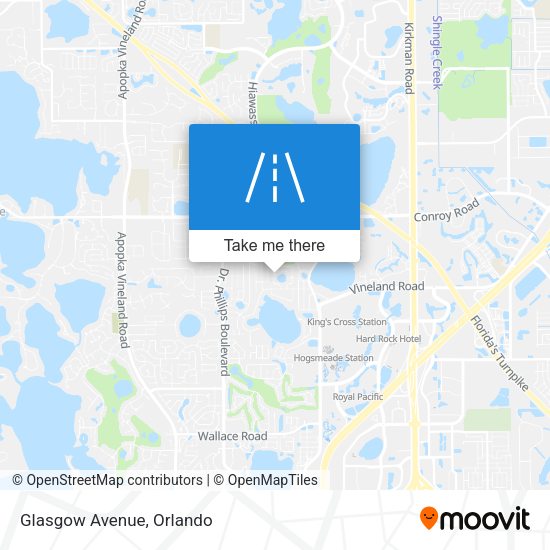 Mapa de Glasgow Avenue