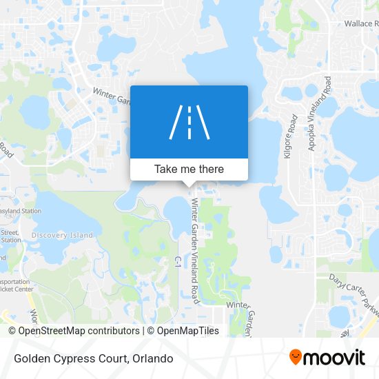 Mapa de Golden Cypress Court