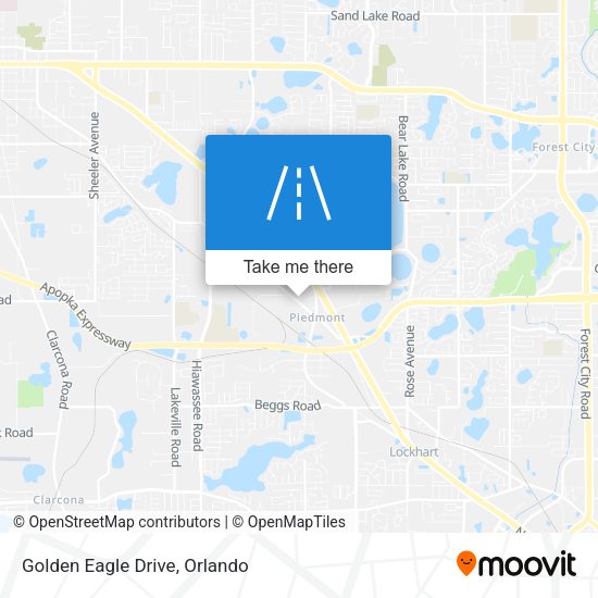 Mapa de Golden Eagle Drive