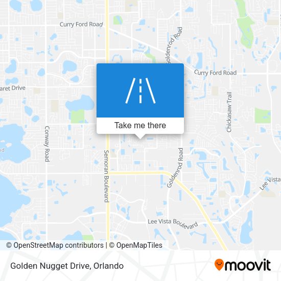 Mapa de Golden Nugget Drive