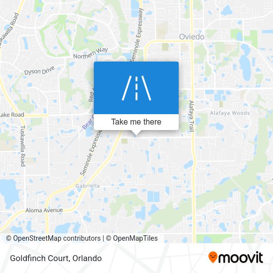 Mapa de Goldfinch Court