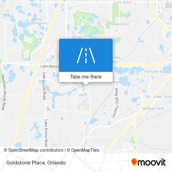 Goldstone Place map