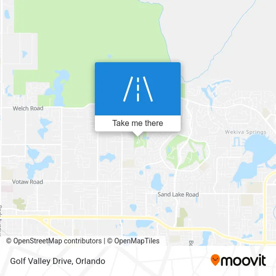 Golf Valley Drive map