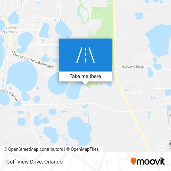Golf View Drive map