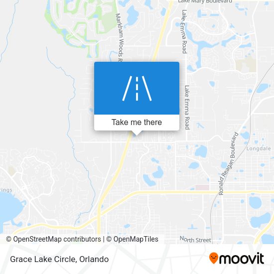 Mapa de Grace Lake Circle