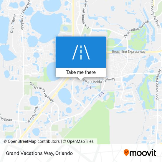 Grand Vacations Way map