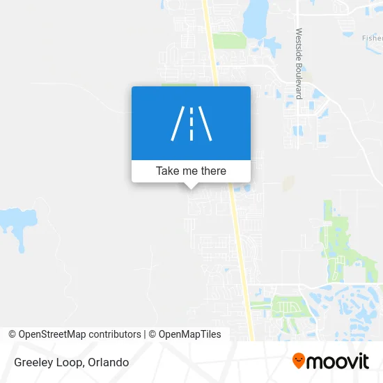 Greeley Loop map