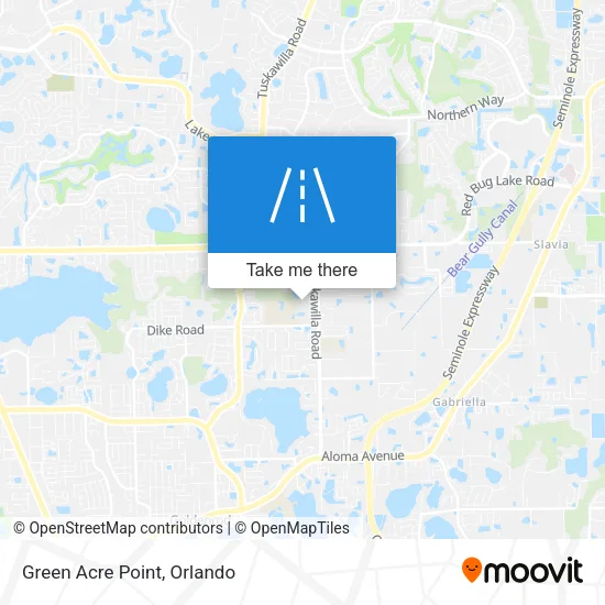 Green Acre Point map