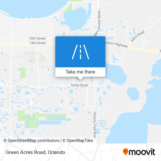 Green Acres Road map