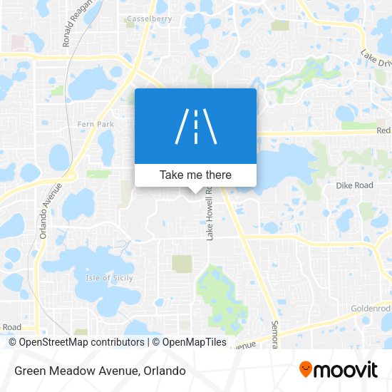 Green Meadow Avenue map