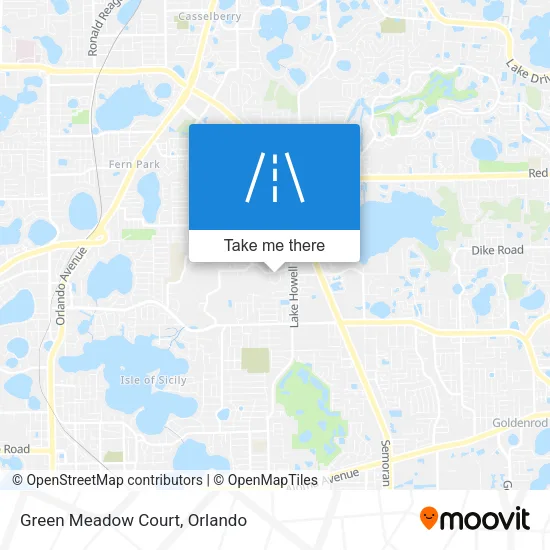 Green Meadow Court map