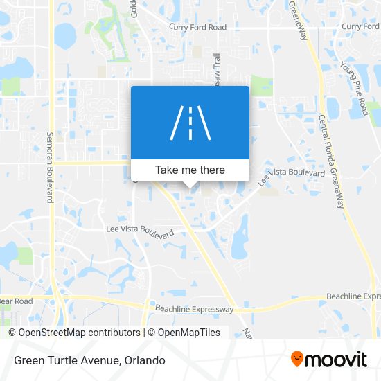 Mapa de Green Turtle Avenue