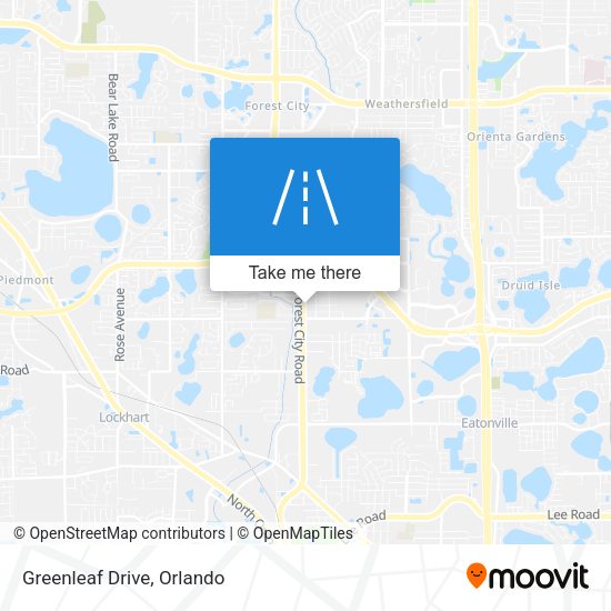 Mapa de Greenleaf Drive