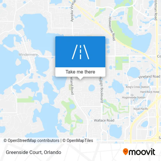 Greenside Court map