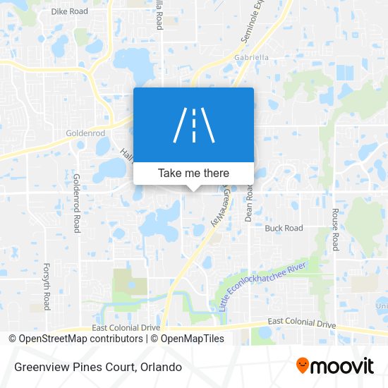 Mapa de Greenview Pines Court