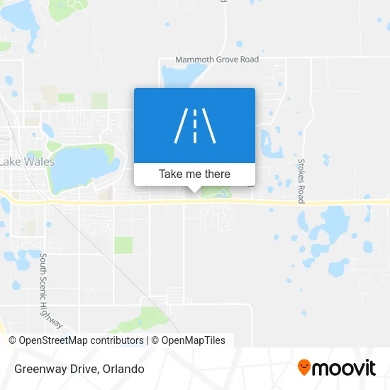 Greenway Drive map