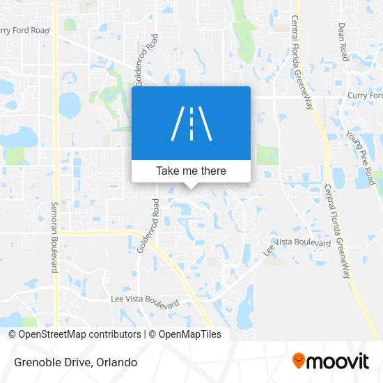 Grenoble Drive map