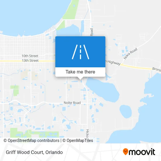 Griff Wood Court map